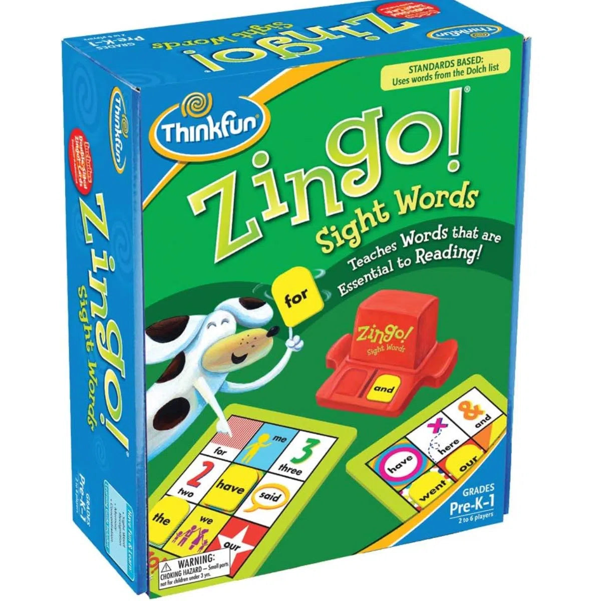 Zingo ThinkFun Zingo! Sight Words - Reading Game for Kids | Ages 4+ – Mr ...