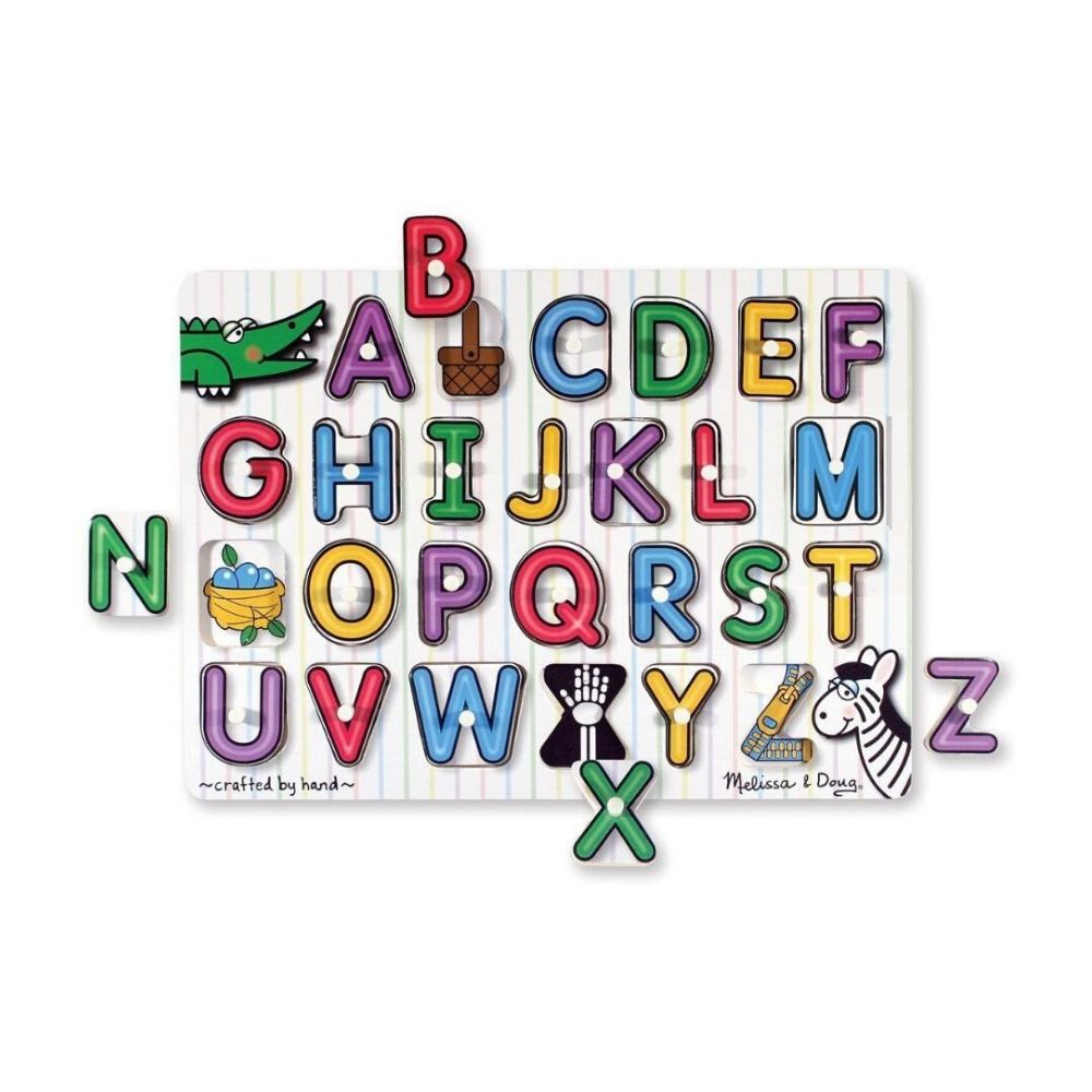 See-Inside Alphabet Peg Puzzle - 26 Pieces