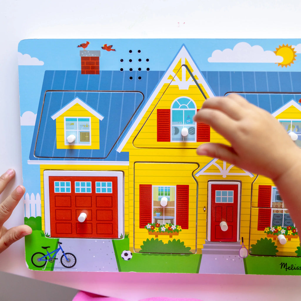 Around the House Sound Puzzle - 8 Pieces