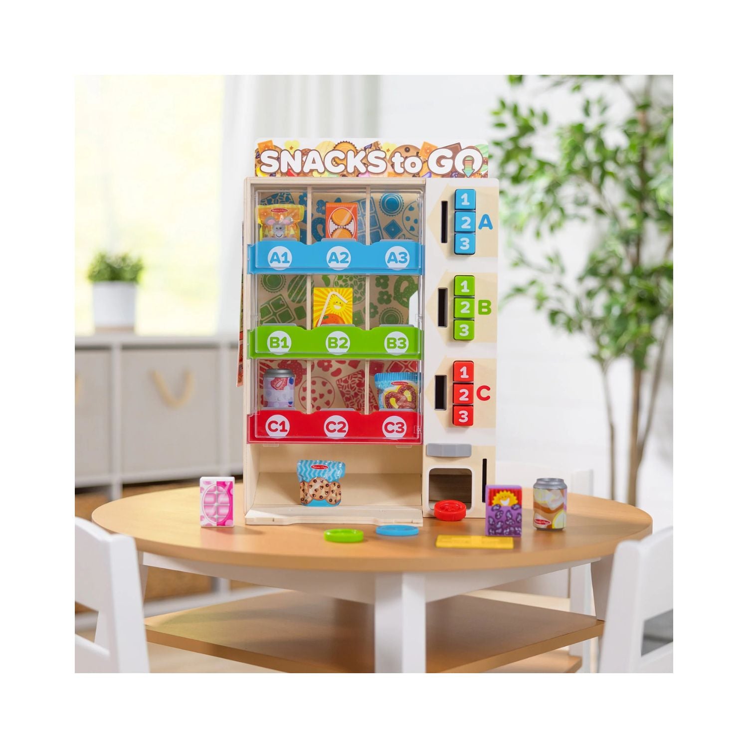 Wooden Vending Machine Play Set
