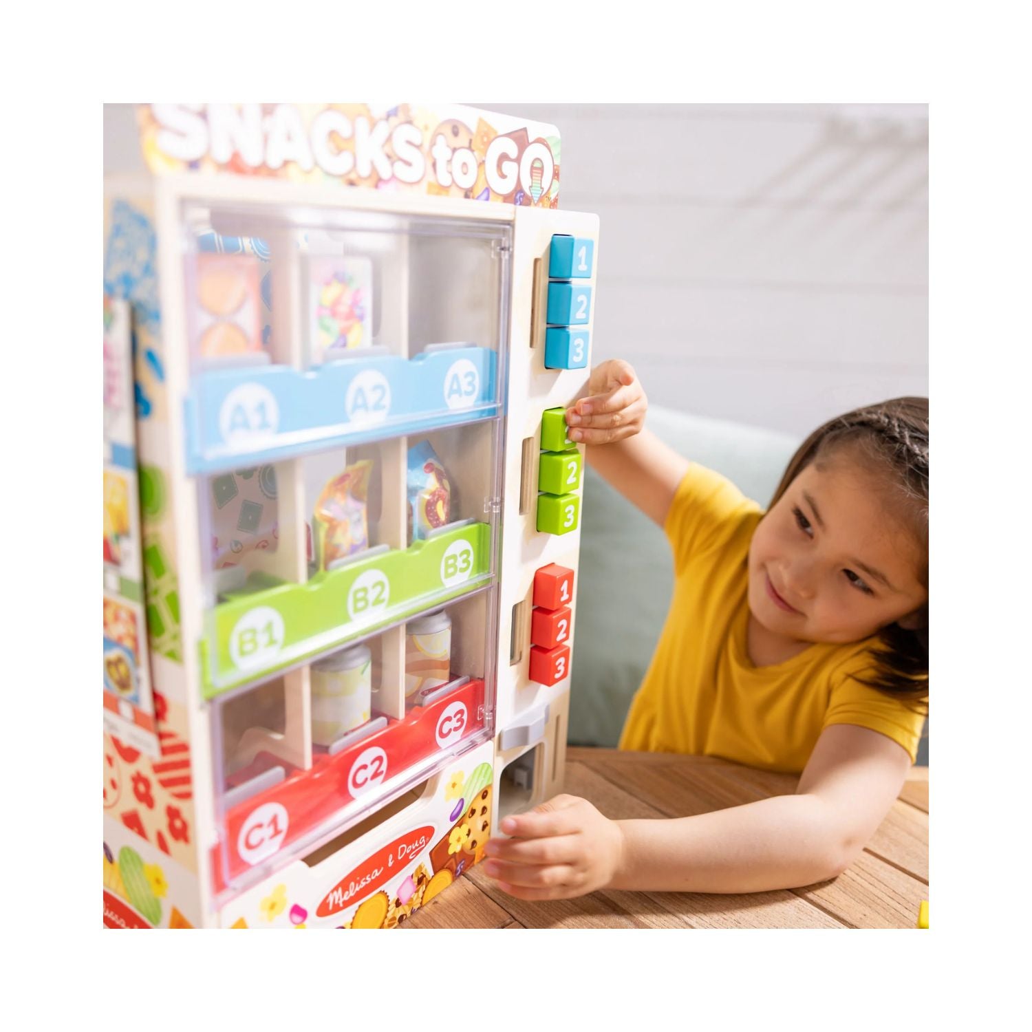 Wooden Vending Machine Play Set