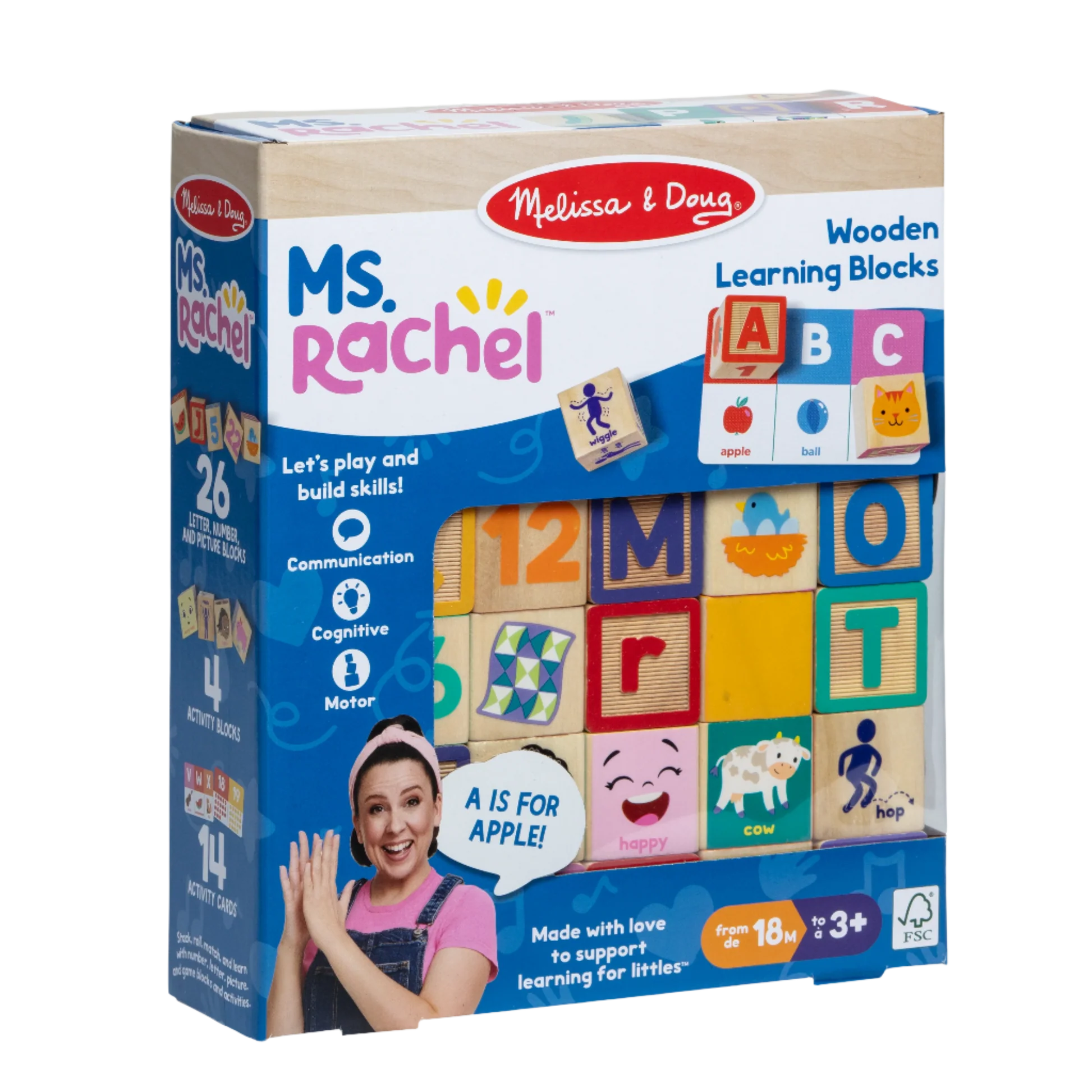 Ms. Rachel™ Wooden Learning Blocks
