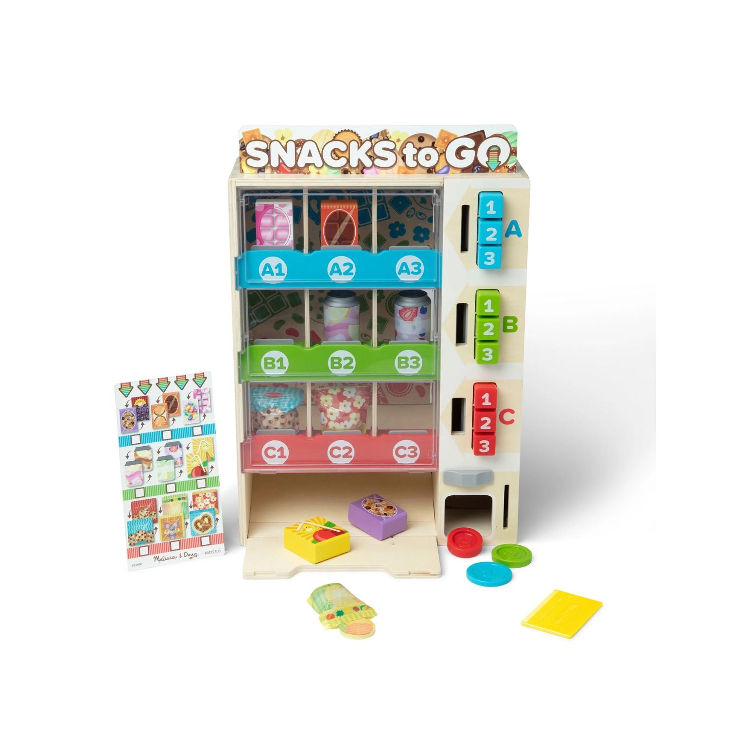 Wooden Vending Machine Play Set