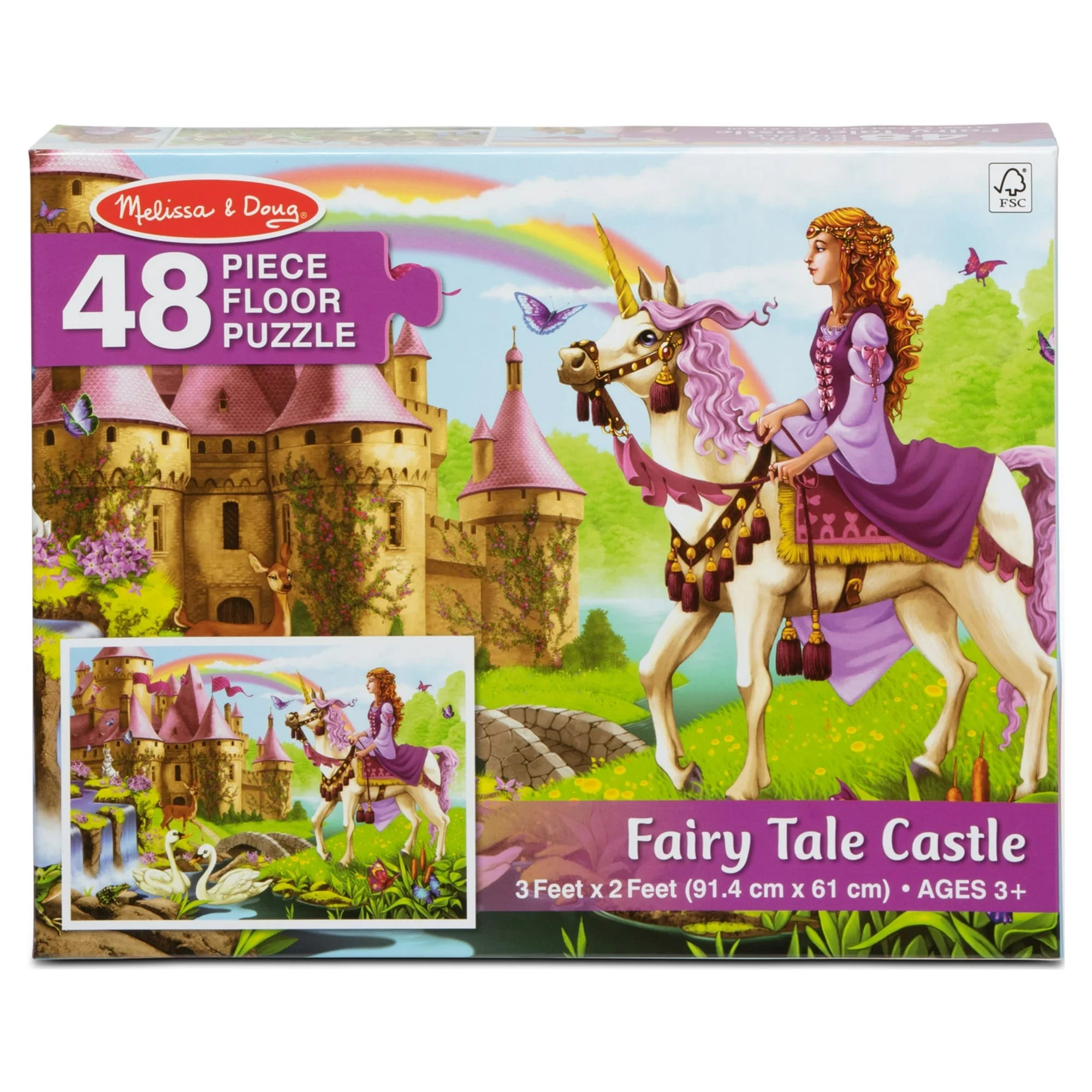 Fairy Tale Castle Floor Puzzle - 48 Pieces