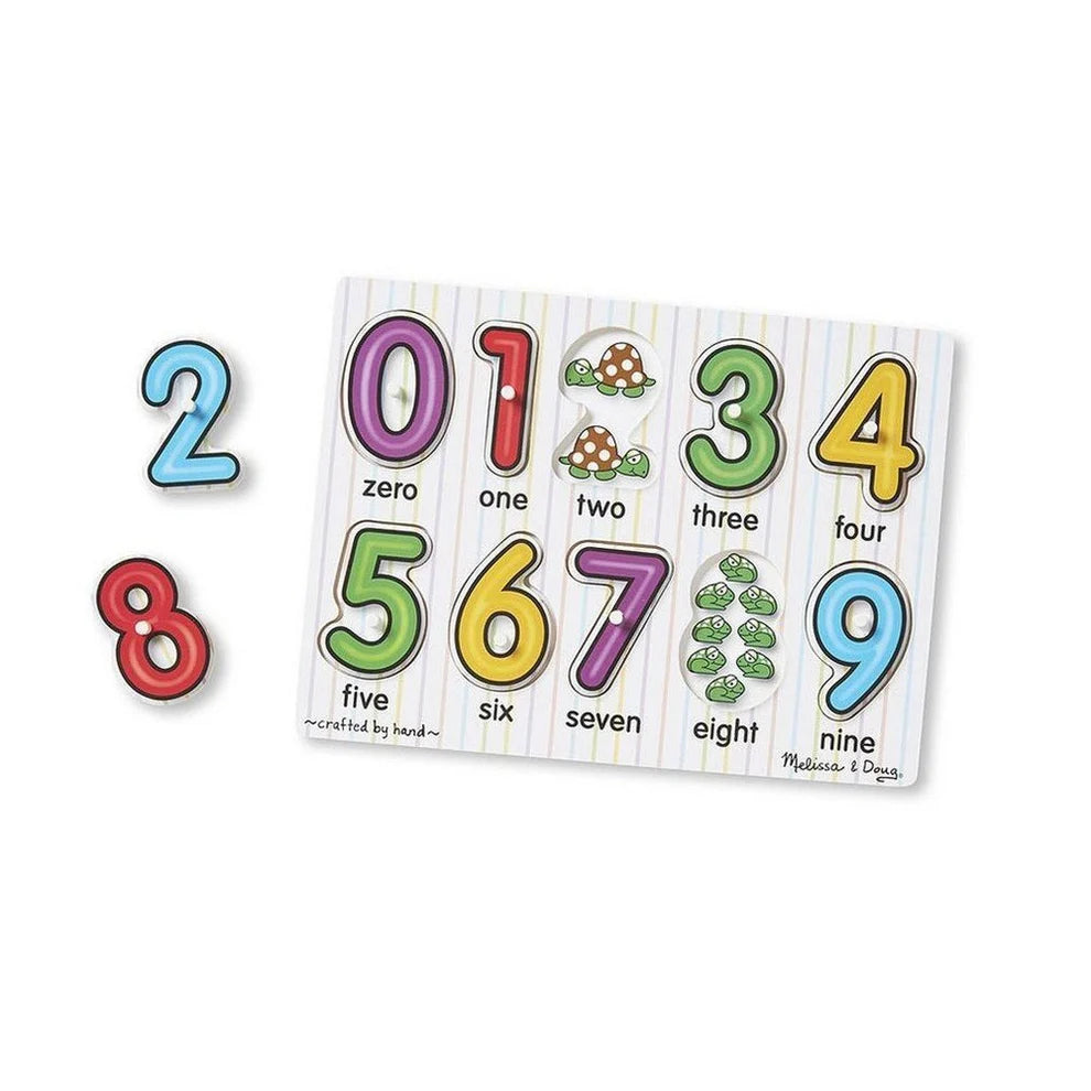 See-Inside Numbers Peg Puzzle - 10 Pieces