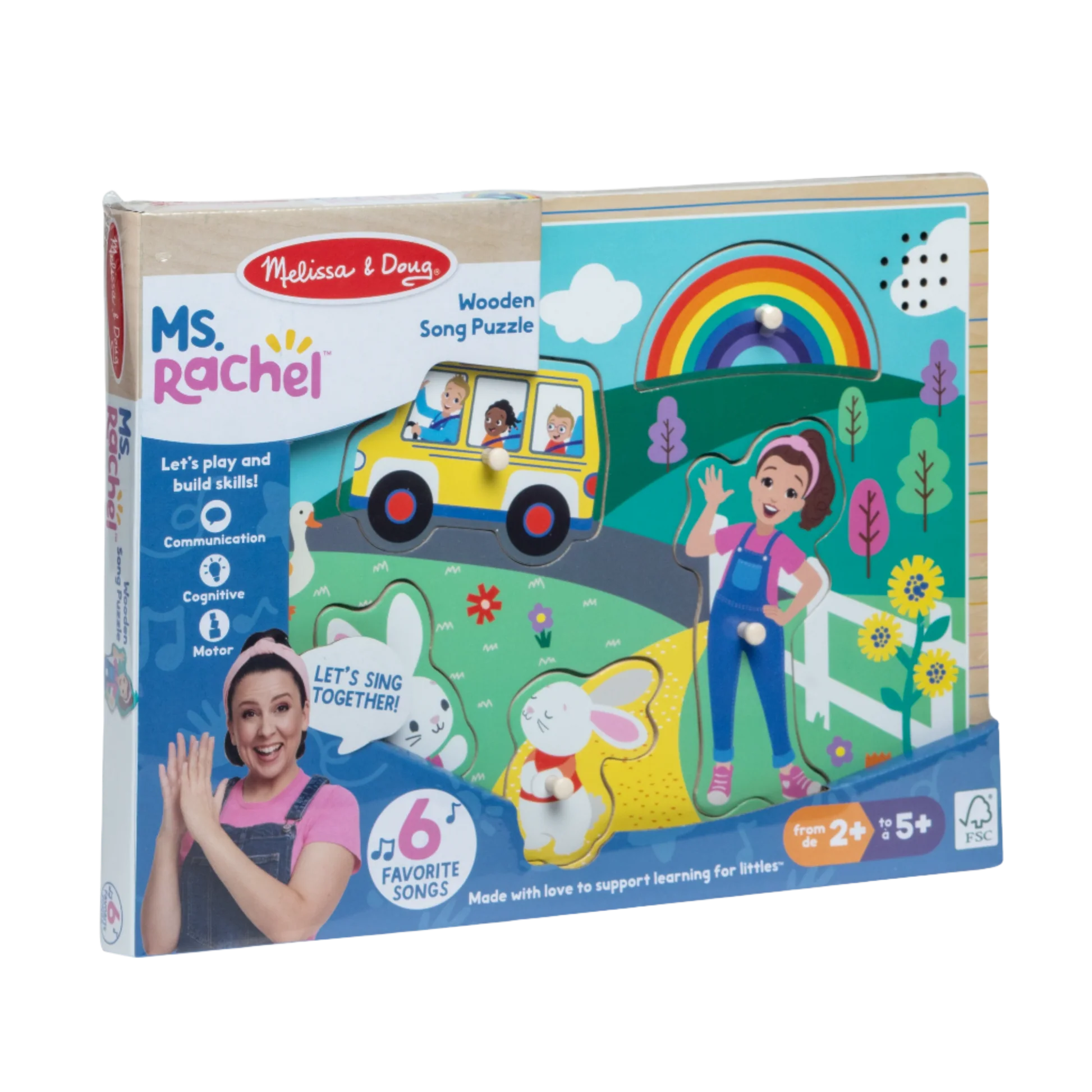 Ms. Rachel™ Wooden Song Puzzle