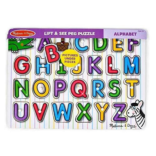 See-Inside Alphabet Peg Puzzle - 26 Pieces